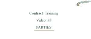 Contract Training #03 - Parties