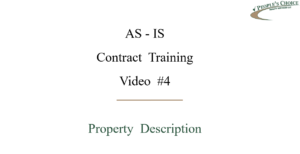 Contract Training #04 - Property Description